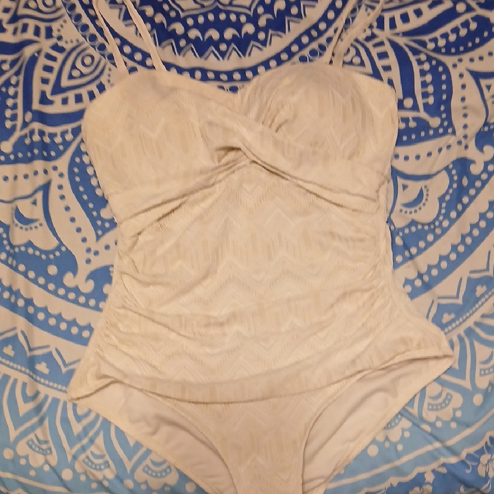 Elegant Cream Swimsuit
